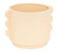 Atmosphera - Cache pot Hind céramique H25cm - Ecru