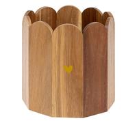 Cache-Pot Design Pétales "The Floral" 18cm Marron