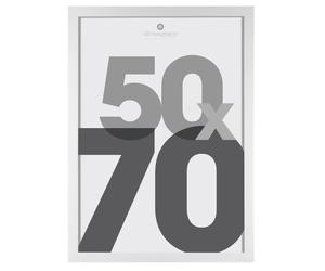 Atmosphera Cadre hoto Lise blanc - 50 x 70 cm