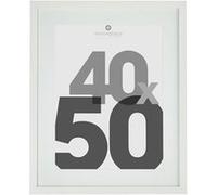 Cadre photo bois ""Eva"" blanc 40x50cm - Atmosphera Créateur d'intérieur