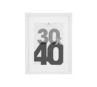 Atmosphera Cadre photo Éva blanc - 30 x 40 cm