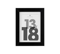 Atmosphera Créateur d'intérieur - Cadre Photo Bois 13x18cm Noir Noir, Noir G