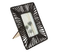 Atmosphera - Cadre photo Isabel - métal et papier - noir - 10x15 cm