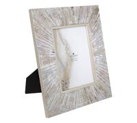 Atmosphera - Cadre photo izzie marron doré 13x18cm