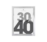 Atmosphera - Cadre Photo Lise - Bois et Verre - Argent - 30x40 cm