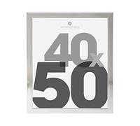 Atmosphera - Cadre photo Lise - bois et verre - argent - 40x50 cm