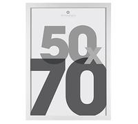 Atmosphera - Cadre photo Lise - verre - blanc - 50x70 cm