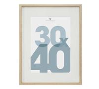 Atmosphera Créateur d'intérieur - Cadre Photo en Verre "Manu" 30x40cm Naturel Naturel G