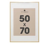 Cadre photo ""Manu"" doré 50x70cm - Atmosphera createur d'interieur