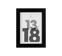 Atmosphera Cadre photo Manu noir - 13 x 18 cm