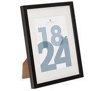 Atmosphera Créateur d'intérieur - Cadre Photo en Verre "Manu" 18x24cm Noir Noir G