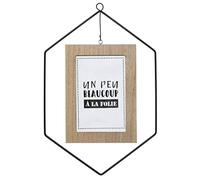 Atmosphera - Cadre photo - métal et bois - 10x15 cm - Modèle 1