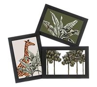 Atmosphera Créateur d'intérieur - Pêle-Mêle "3 Photos" 28cm Noir Noir G