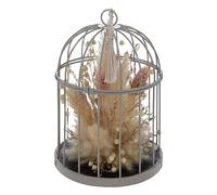 Atmosphera - Cage en métal H20cm Gris