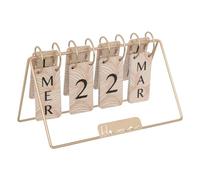 Atmosphera - Calendrier métal Automne Rose 28x17cm