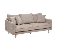 Atmosphera - Canapé Candice 3 Places 194x96cm Beige