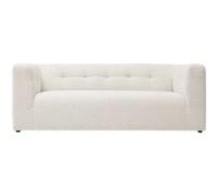 Canapé Droit 3 Places "Zenia" 203cm Beige