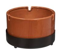 Atmosphera - Cendrier Bota - métal et céramique - D12 cm - Rouge