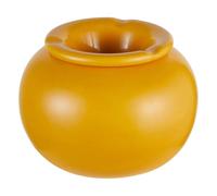 Atmosphera - Cendrier Yucatan D.15,5cm céramique assorti - Jaune