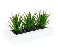 Atmosphera Centre de Table 3 Aloe Vera artificielles - H. 17 cm