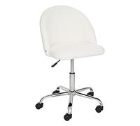 Atmosphera - Chaise de Bureau Geos - Bouclette - Blanc