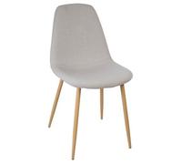 - Chaise design scandinave Roka - Gris clair