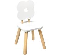 Atmosphera - Chaise Enfant Fleur Ally Blanc