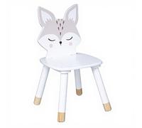 Atmosphera Chaise enfant Renard Bois blanc