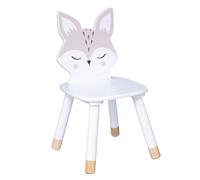 Chaise enfant renard bois blanc - Atmosphera createur d'interieur
