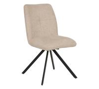 Atmosphera - Chaise pivotante gira h.88cm Beige