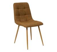 Atmosphera - Chaise Sirac Marron - Mobilier Style Scandinave Cannelle - Salle à Manger, Cuisine, Bureau, Salon