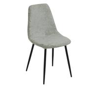 Chaise tissu chenille Tyka kaki Atmosphera