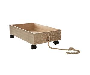 Atmosphera - Chariot de Rangement en Bois pour Jouets