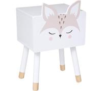 Chevet enfant renard blanc H53cm - Atmosphera createur d'interieur