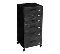 Atmosphera - Chiffonnier Sevin - Gris - 6 tiroirs