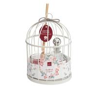 Atmosphera - Coffret cadeau cage Poésie - Rhubarbe - Rose - Bordeaux
