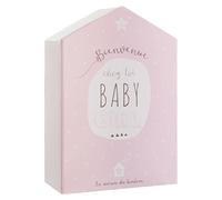 Atmosphera - Coffret de Naissance Maison - Rose 21x31 cm - Rose
