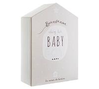 Atmosphera - Coffret de Naissance Maison - Rose 21x31 cm - Vert