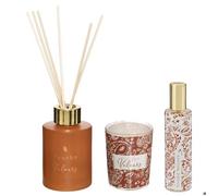 Atmosphera – Coffret senteur : diffuseur à bâtonnets, bougie en verre & spray toucher