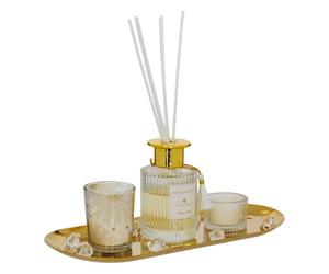 Atmosphera - Coffret senteur gladys l.29,7cm doré