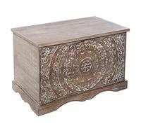 Coffre En Bois SHIREL Marron