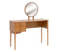 Atmosphera - Coiffeuse 2 tiroirs Charlie l110cm Marron