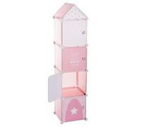 Atmosphera Colonne de rangement 83609 Rose pour enfants