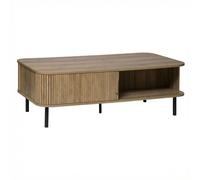 Atmosphera Table basse «Colva» 2 portes 120x60 cm Beige