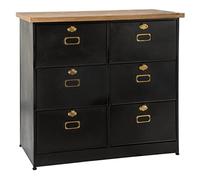 Commode 6 clapets Ivan Atmosphera Noir G