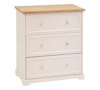 Atmosphera - Commode Mohea - 3 tiroirs - Ivoire