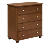 Atmosphera - Commode Mona rectangulaire 45x80cm 4 tiroirs Marron