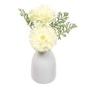 Atmosphera - Composition Florale Artificielle Bina H19 cm avec Pot en Grès - Modèle a