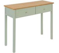 Atmosphera - Console 2 tiroirs en bois MOHEA - Vert - MOHEA Vert G