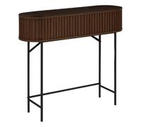Atmosphera - Console alcôve rectangulaire 30x100cm Marron